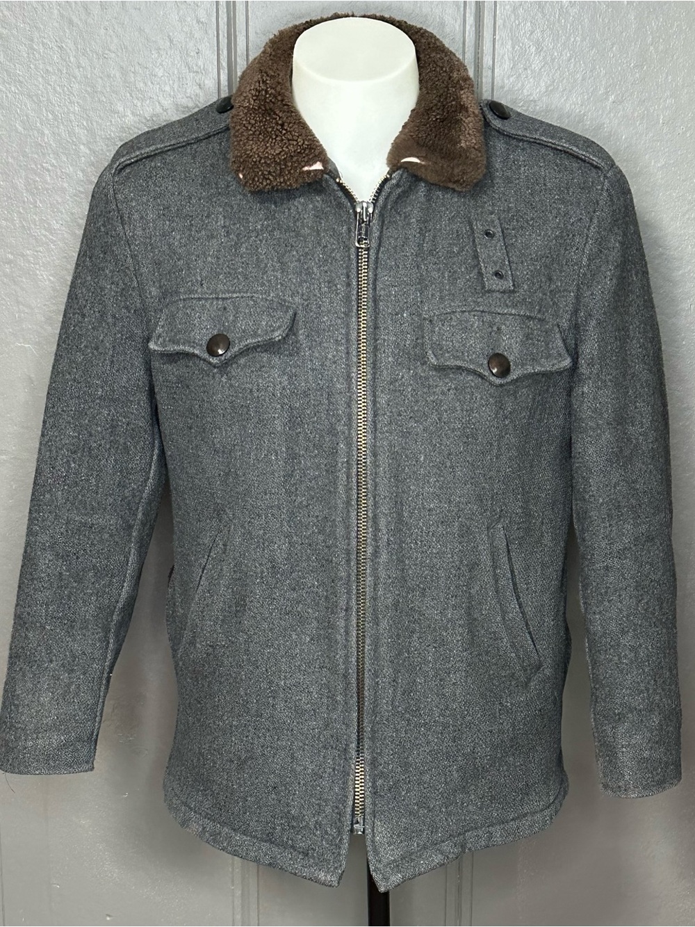 Vintage Spiewak Golden Fleece Wool Coat